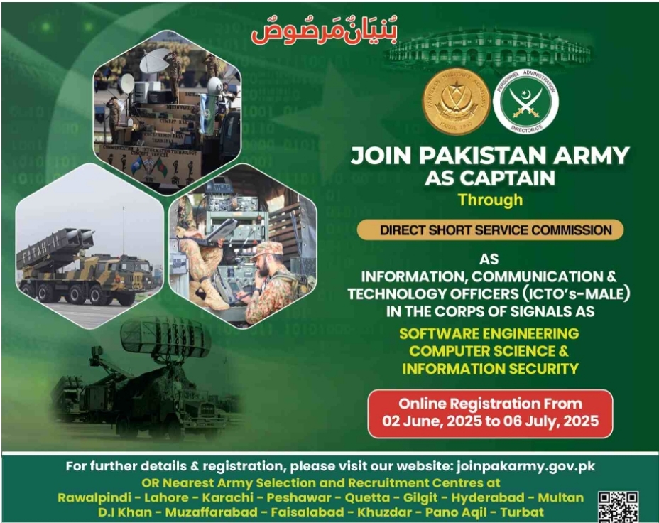 How to Join Pak Army as Captain After Graduation.Rozgarlo.com