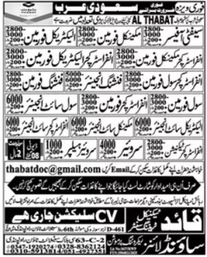 Jobs for Pakistanis in Saudi Arabia—Jobs in Pakistan by Rozgarlo.com.